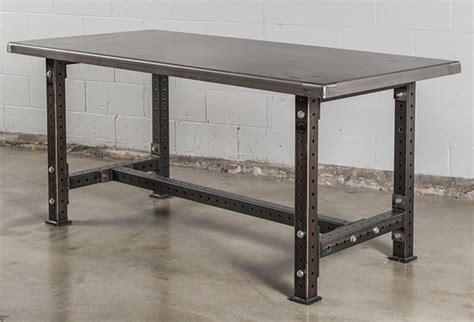 sheet metal workbench top|heavy duty metal work bench.